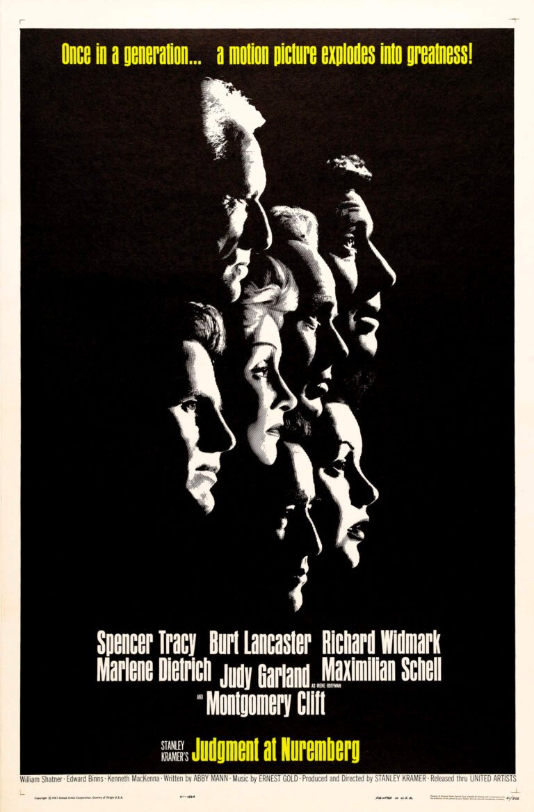 Judgment at Nuremberg (1961) poster