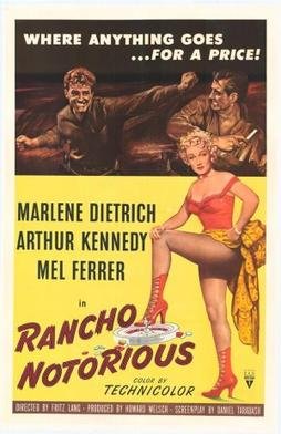 Rancho Notorious (1952) poster