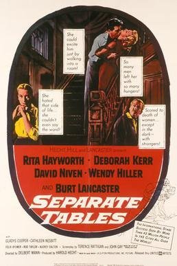 Separate Tables (1958) poster