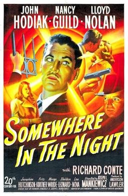 Somewhere in the Night (1946) poster