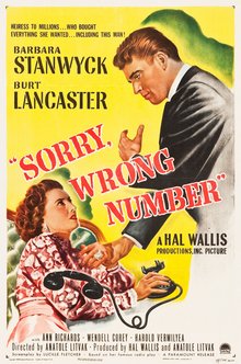 Sorry, Wrong Number (1948) poster
