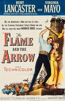 The Flame and the Arrow (1950) poster