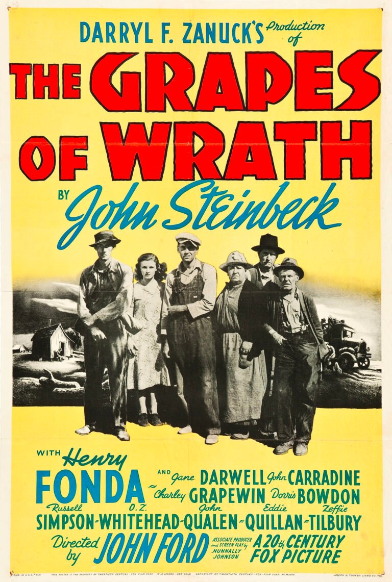 The Grapes of Wrath (1940) poster