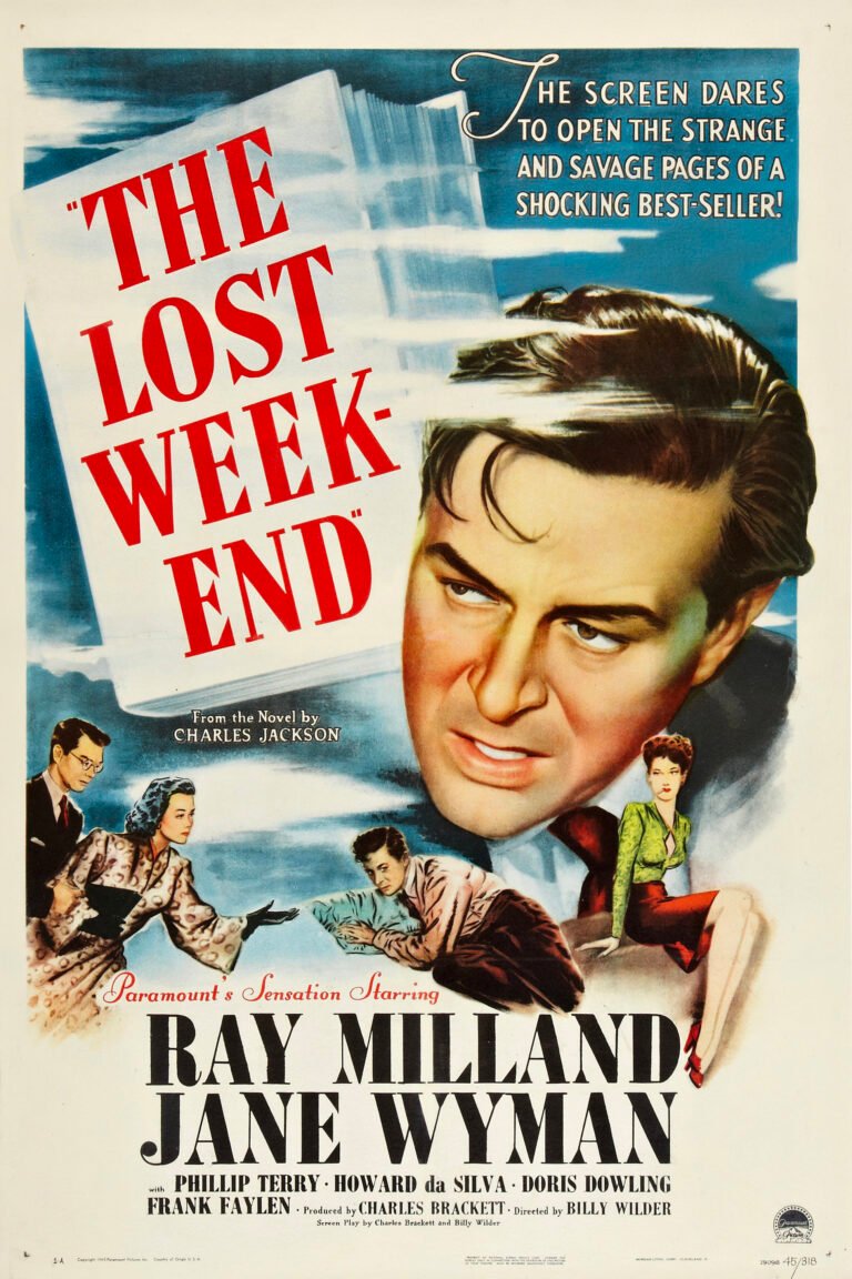 The Lost Weekend (1945) poster