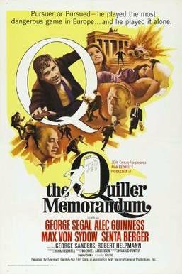 The Quiller Memorandum (1966) poster