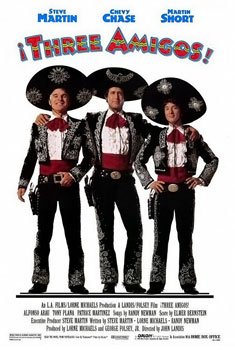 Three Amigos (1986) poster