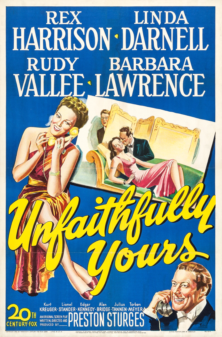Unfaithfully Yours (1948) poster